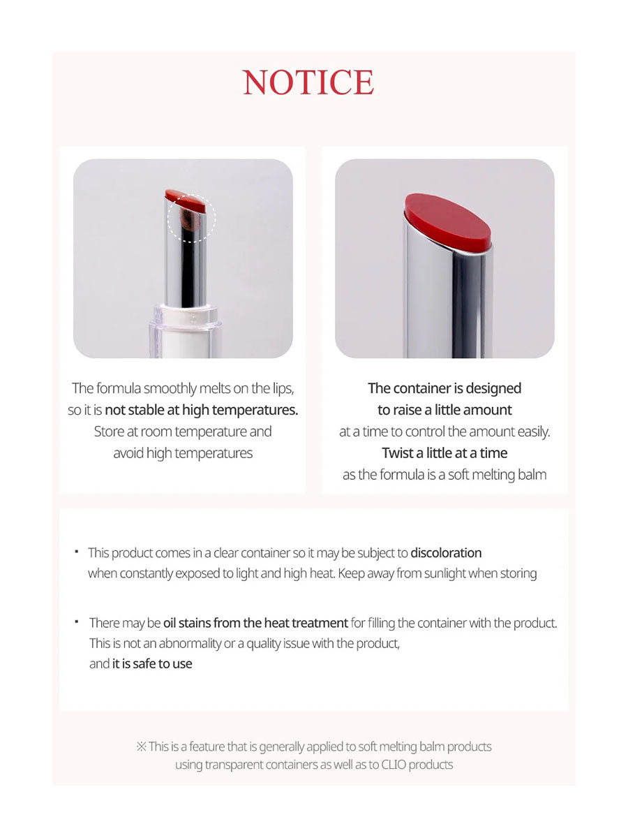 CLIO Crystal Glam Balm - 5Color