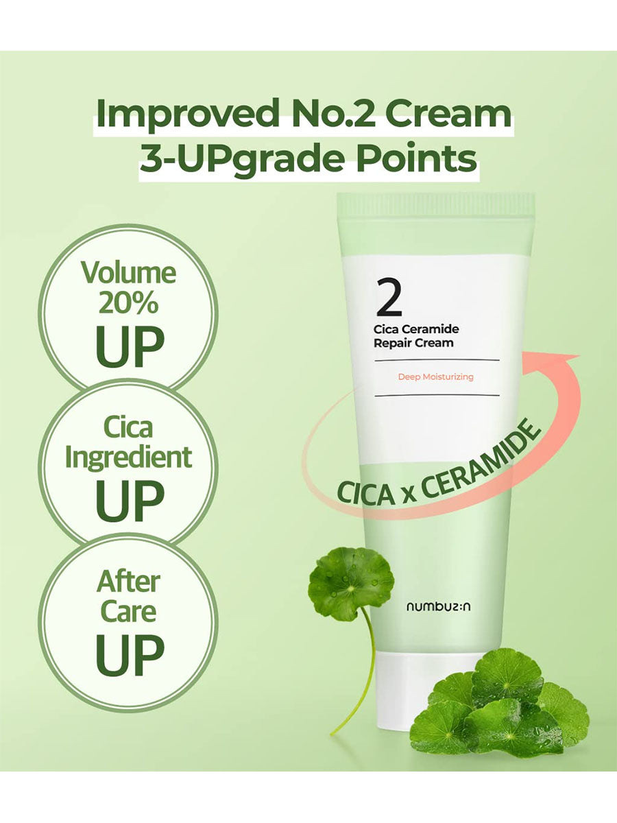 numbuzin No. 2 Cica Ceramide Repair Cream 60mL