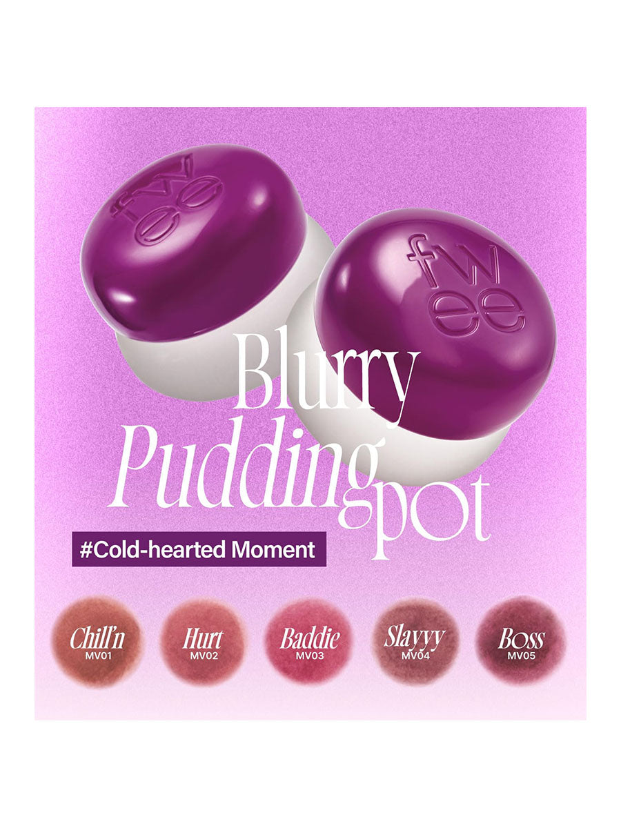 fwee Lip&Cheek Blurry Pudding Pot (5g/0.17fl.oz)-10Color