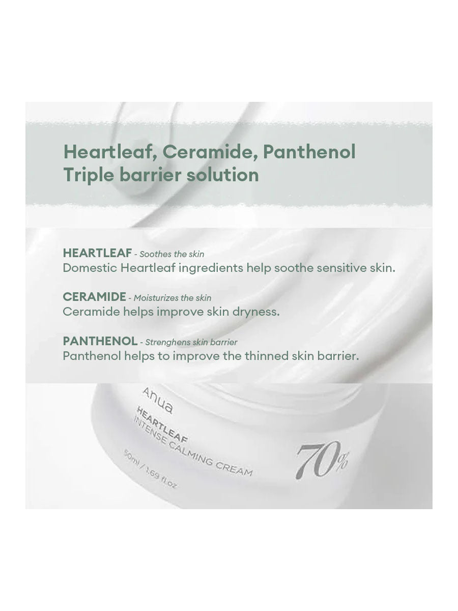 Anua Heartleaf 70 Intense Calming Cream 50ML