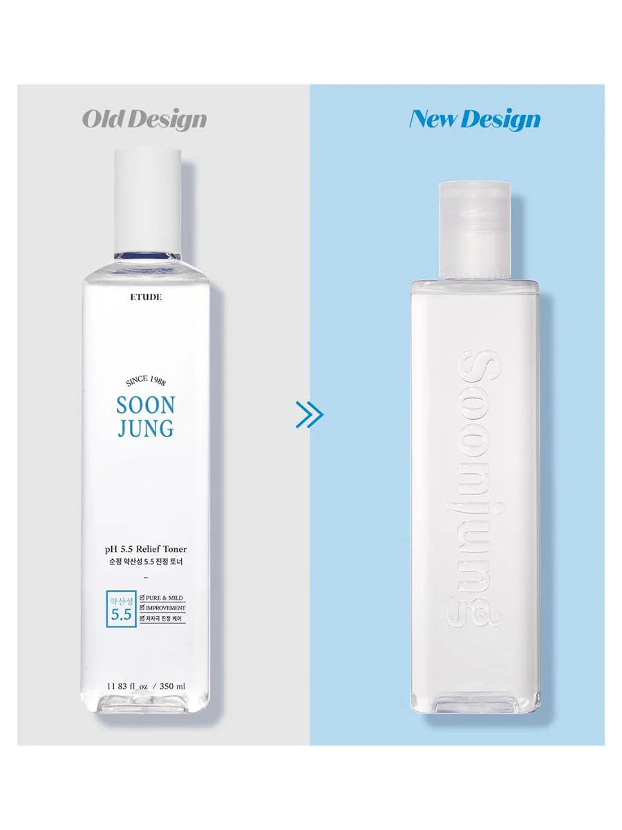 [ETUDE HOUSE] SOON JUNG pH 5.5 Relief Toner (350Ml/11.83 fl.oz.)