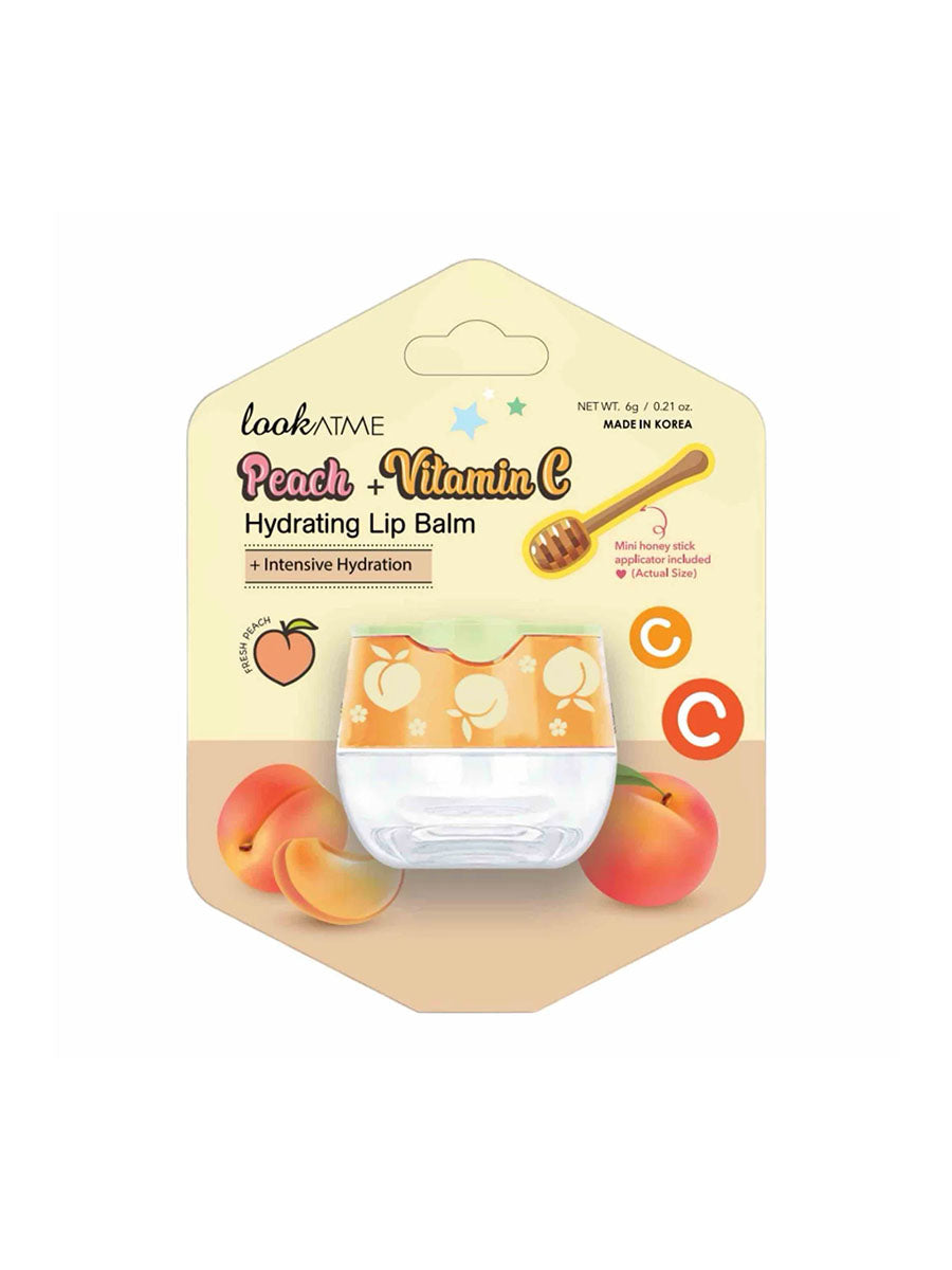 [LOOK AT ME] Peach + Vitamin C Hydrating Lip Balm (6g/0.21fl.oz)