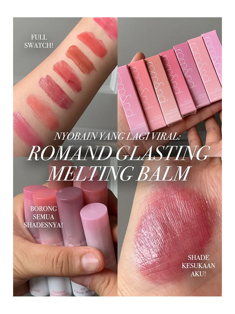 Rom&nd Glasting Melting Balm- 15Color